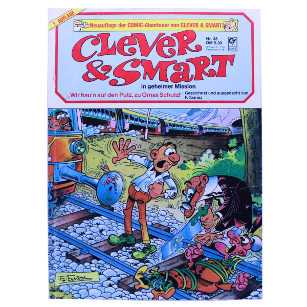 Clever & Smart Comic Album Nr. 38 (1989, 2. Auflage) – Wir hau’n auf den Putz, zu Omas Schutz!